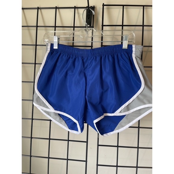 Soffe Womens Blue Flat Front Elastic Waist Activewear Athletic Shorts Size Small - Picture 1 of 8